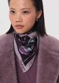 Elena scarf in purple silk by Tara Jarmon