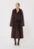 Faux Fur Michelle chocalat coat for women