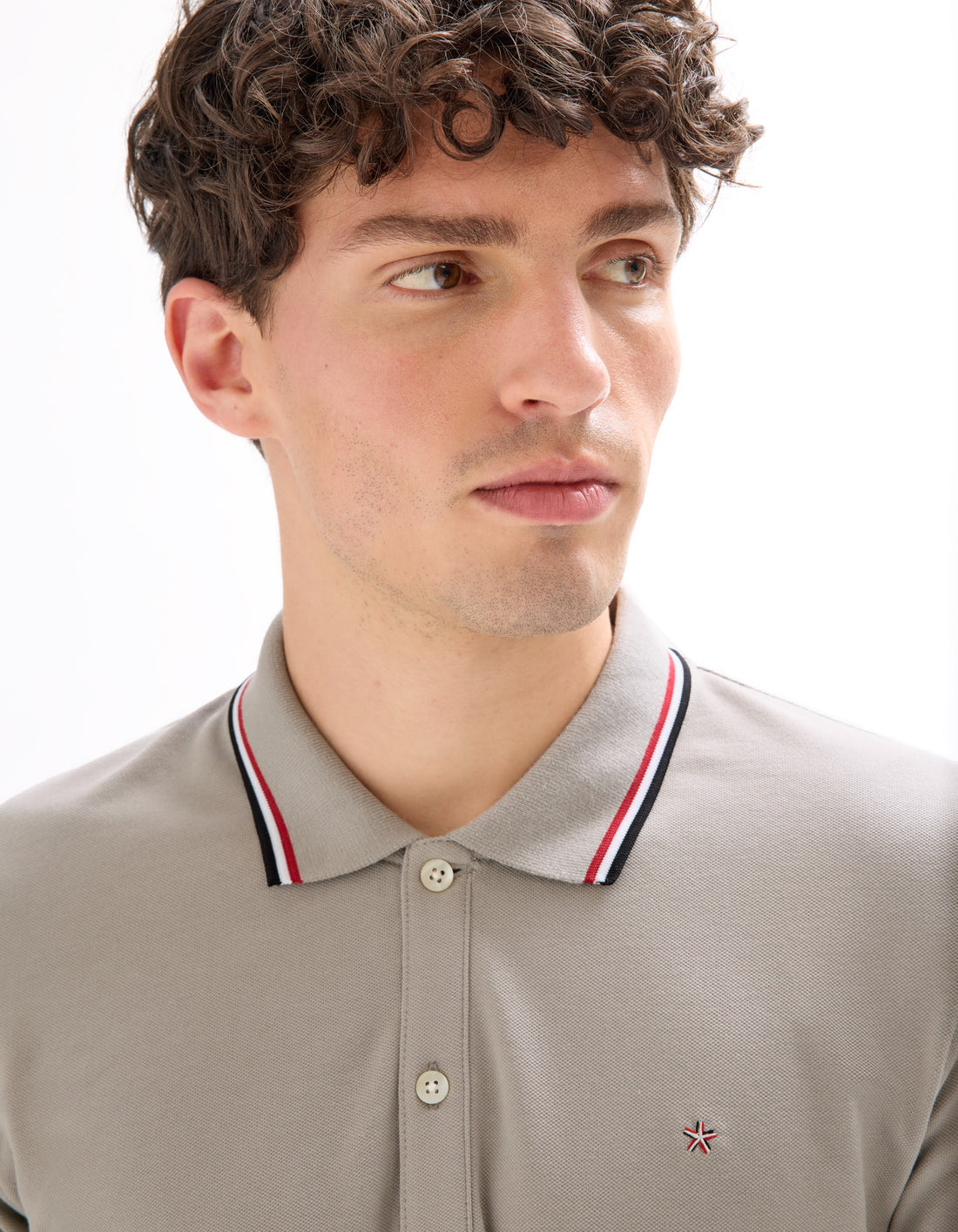 NECETWO LIGHT GREY SS POLO - Celio lebanon