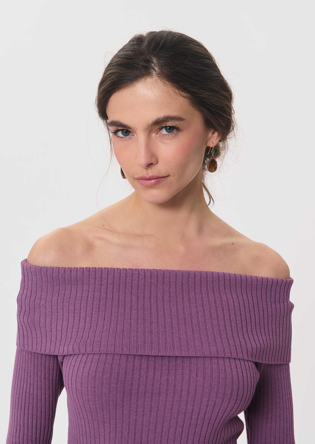 Philippine sweater in purple by Tara Jarmon