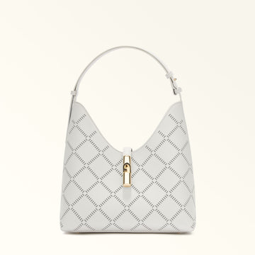 Furla Goccia M Hobo in White - Bags 