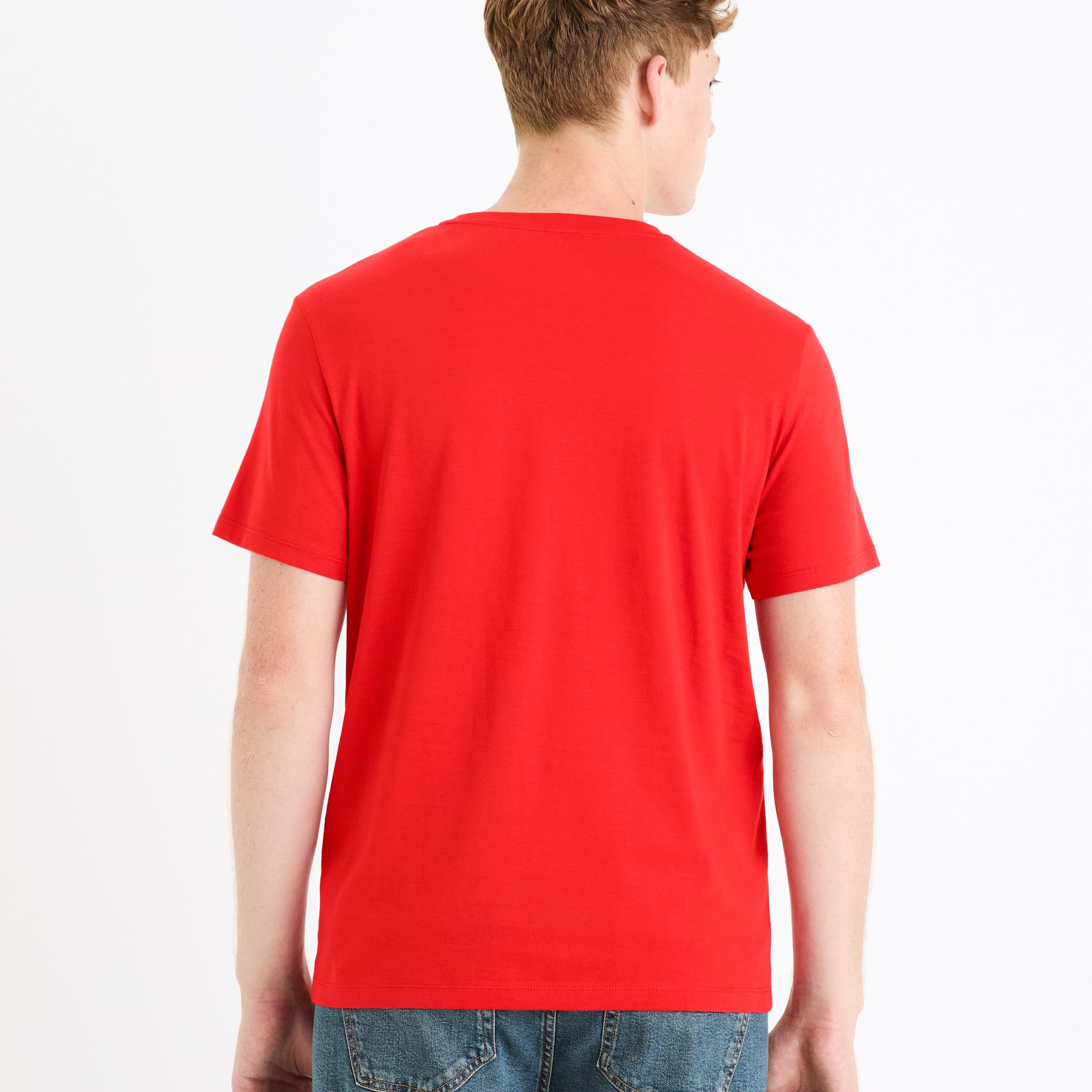 FECHILLAX RED 03 SS TSHIRT - Celio lebanon