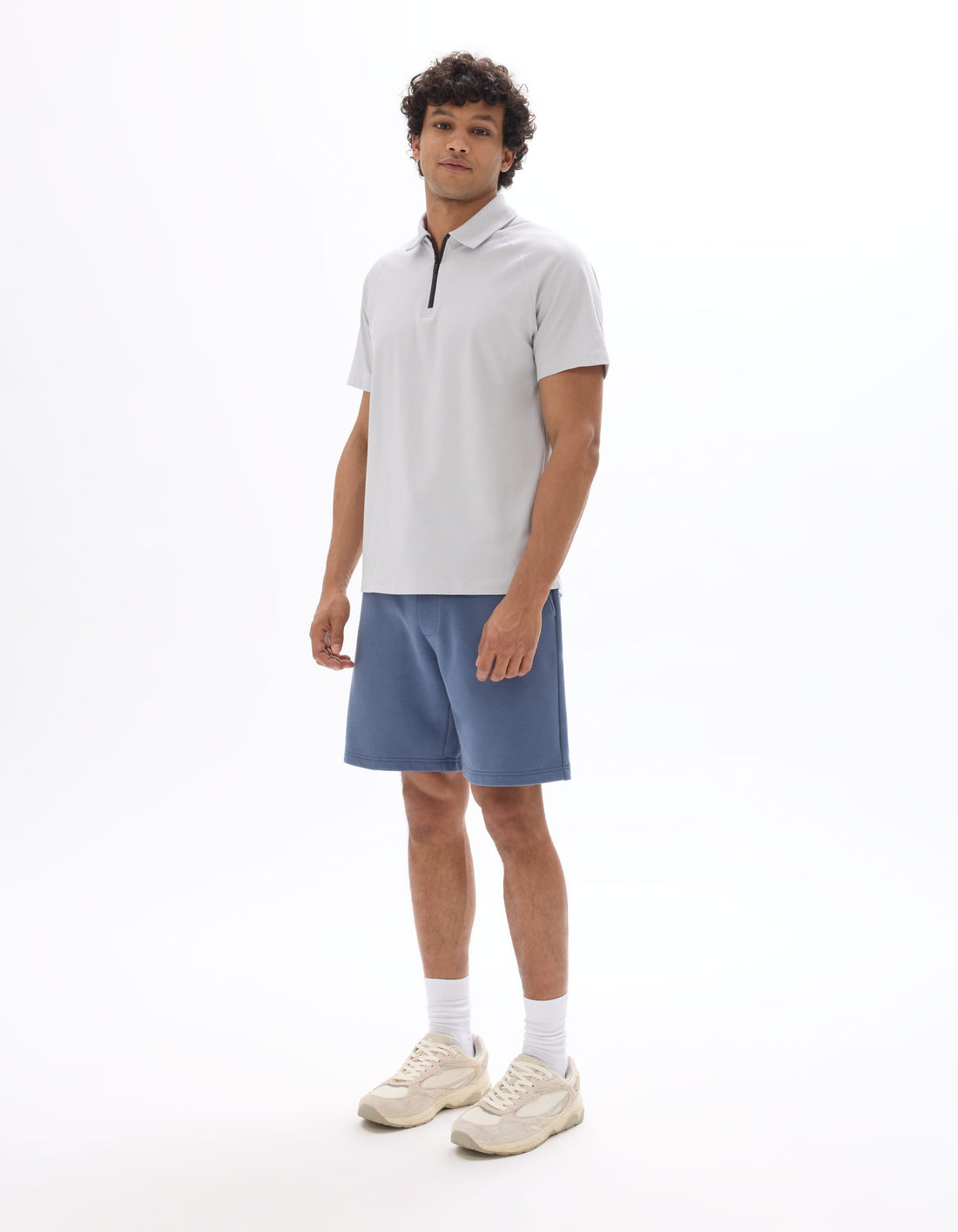 light grey Short sleeves Polo