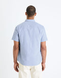 blue Short sleeves Shirt