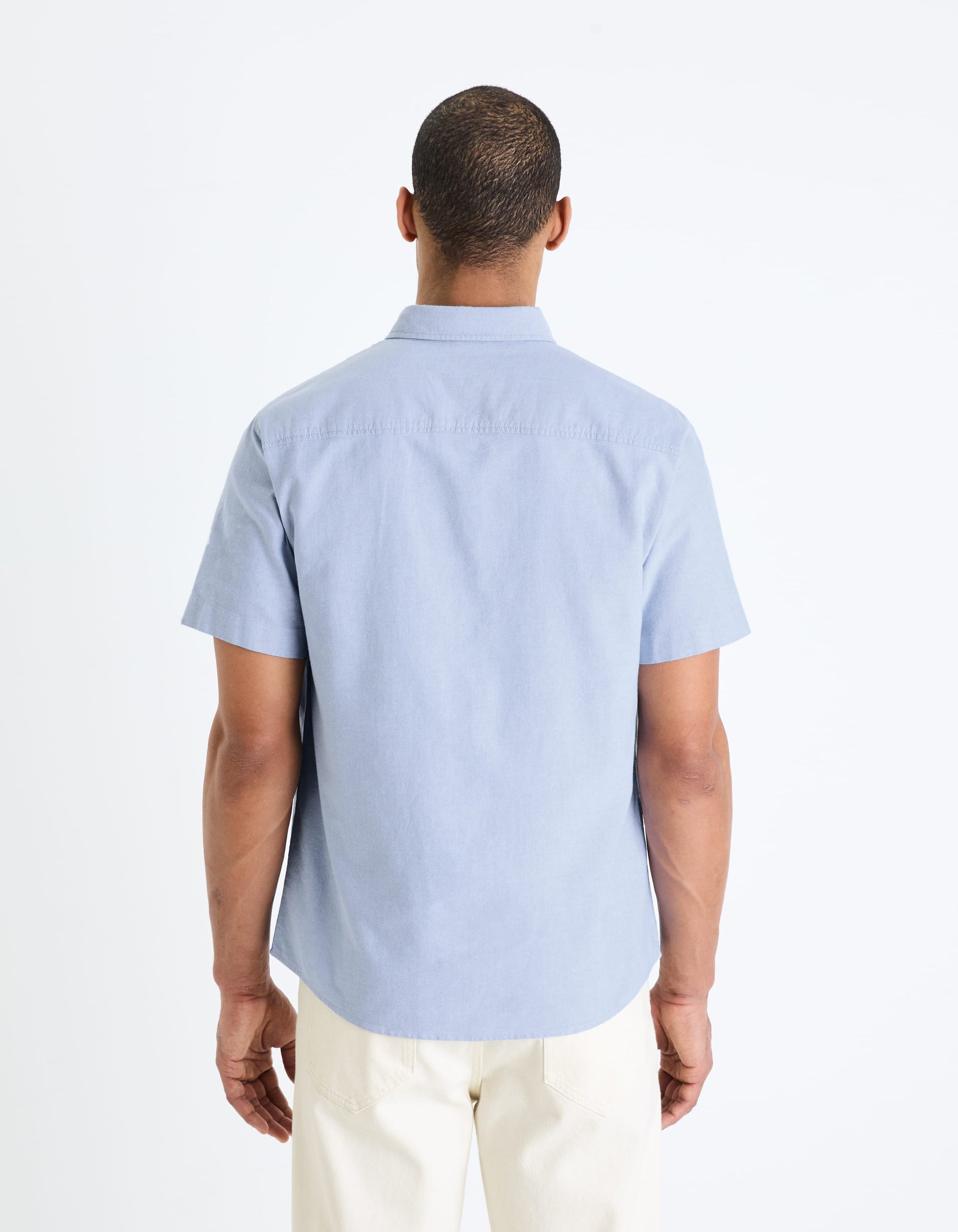 blue Short sleeves Shirt