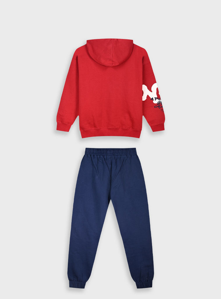 Children's Navy Tracksuit(Blouse,Trousers) For Boy