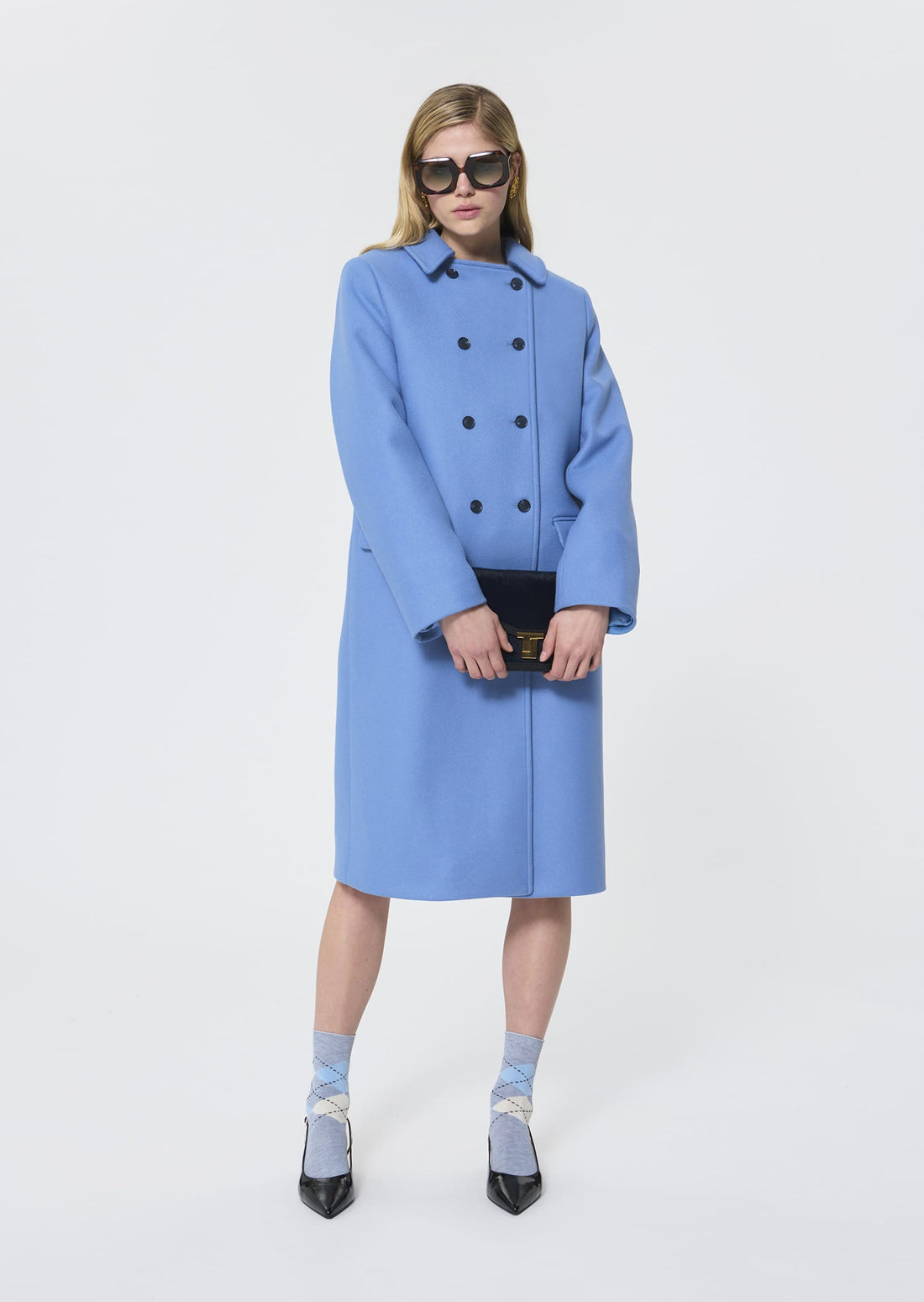 Daisy  horizon woollen cloth coat