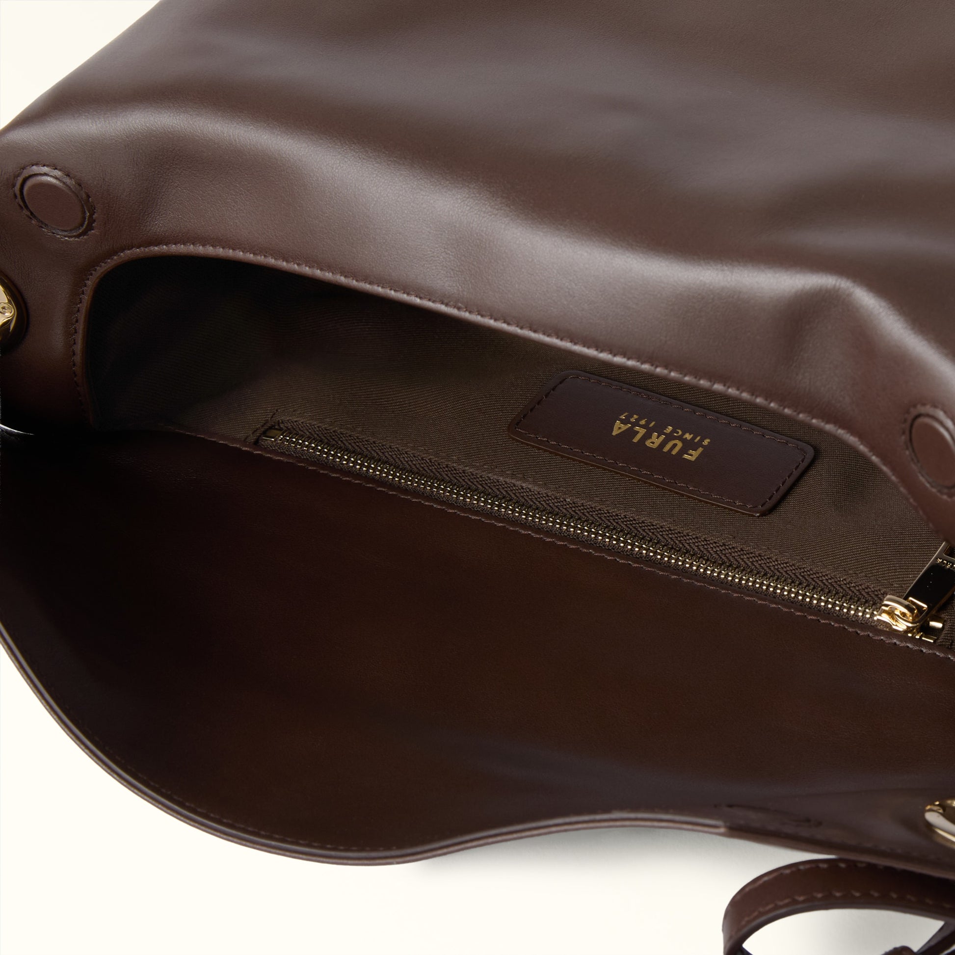 Furla Ginevra M Shoulder Bag in Brown - Bags 