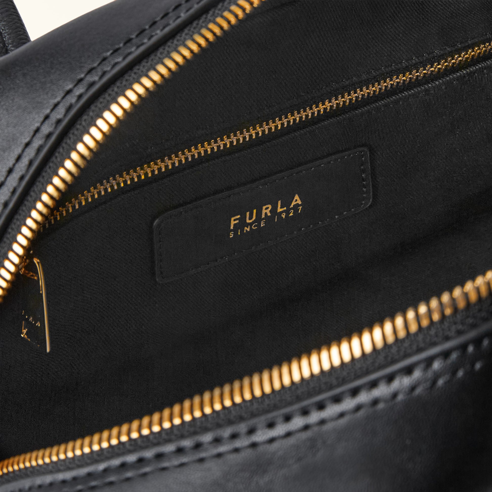 Furla Poppy M Dome in Black - Bags 