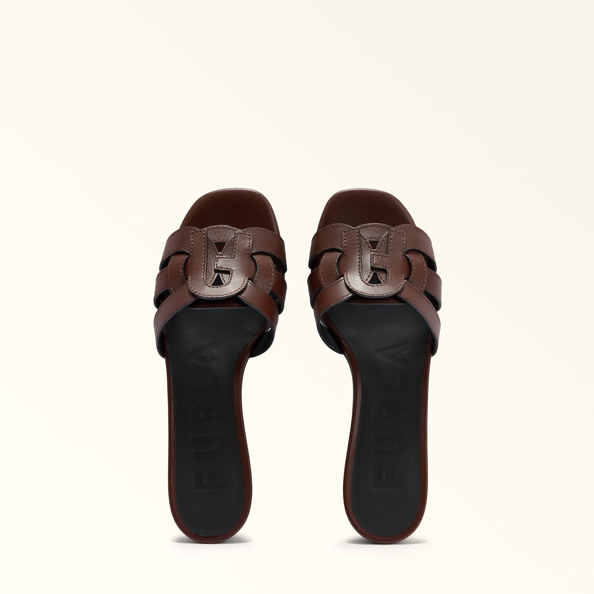 Furla Cilindro Mule Sandal T.50 in Brown - Shoes 