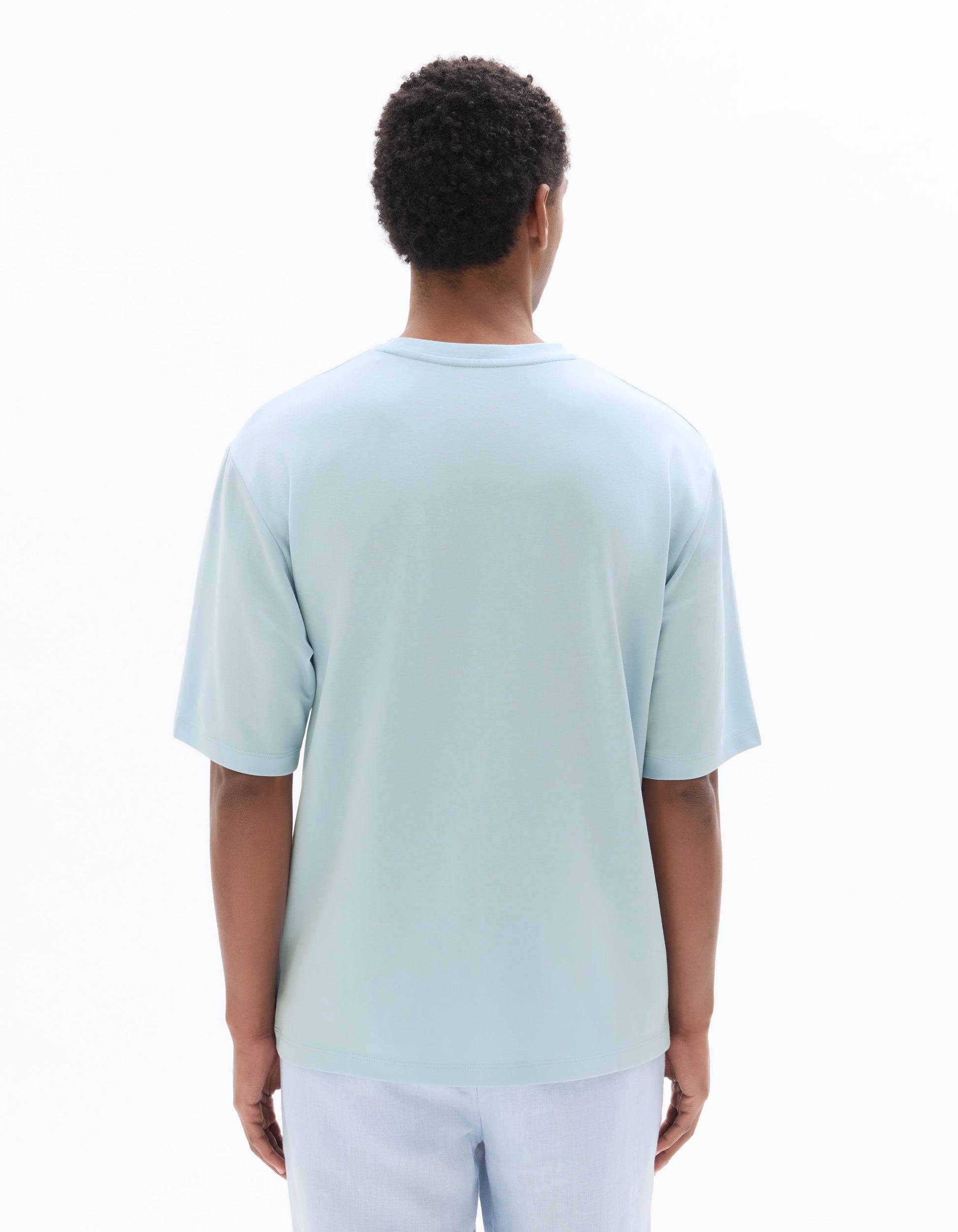 Celio Oversized Crew Neck T-shirt - Blue