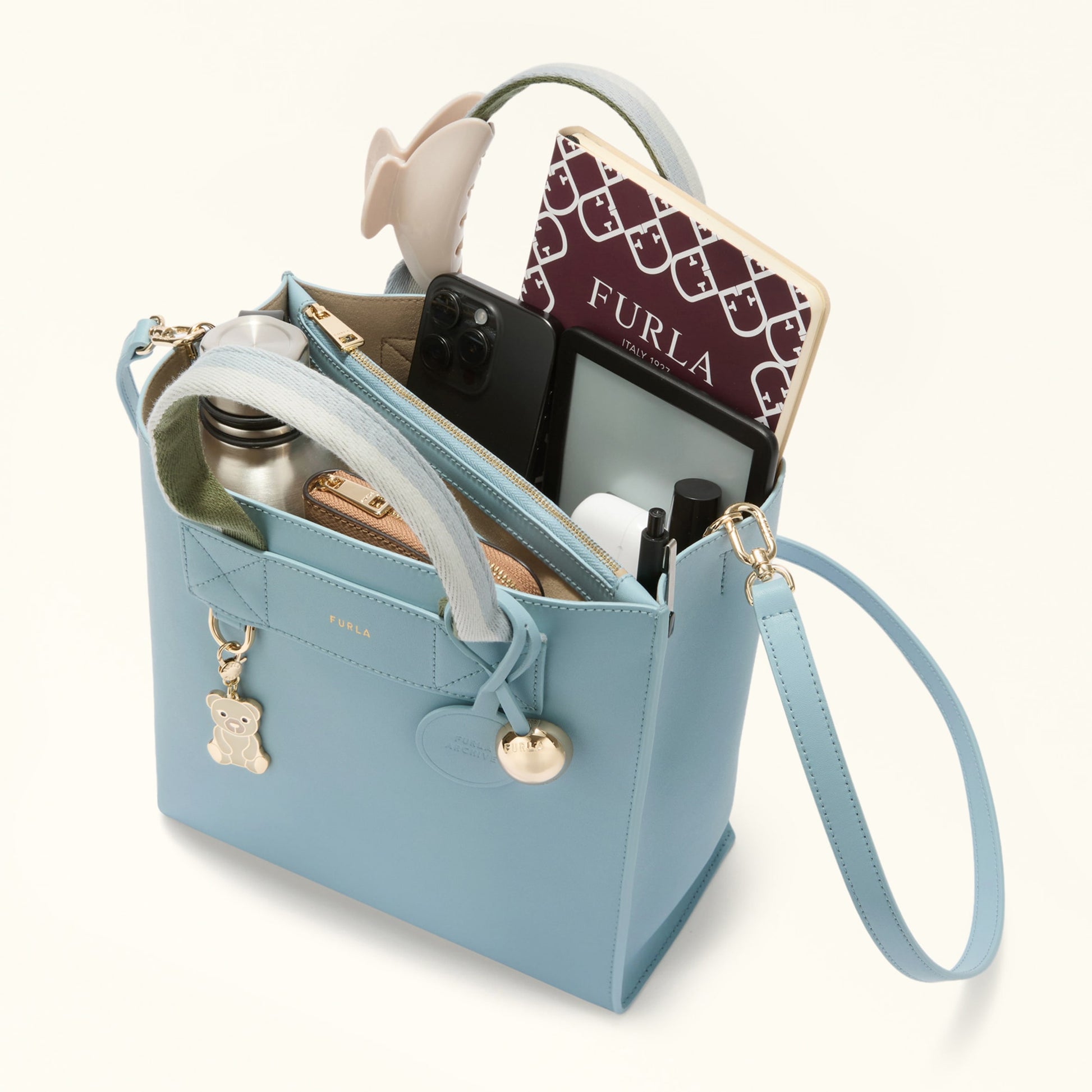 Furla Divide It S Tote in Blue - Bags 