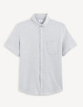 BARIK GREY SS SHIRT - Celio lebanon