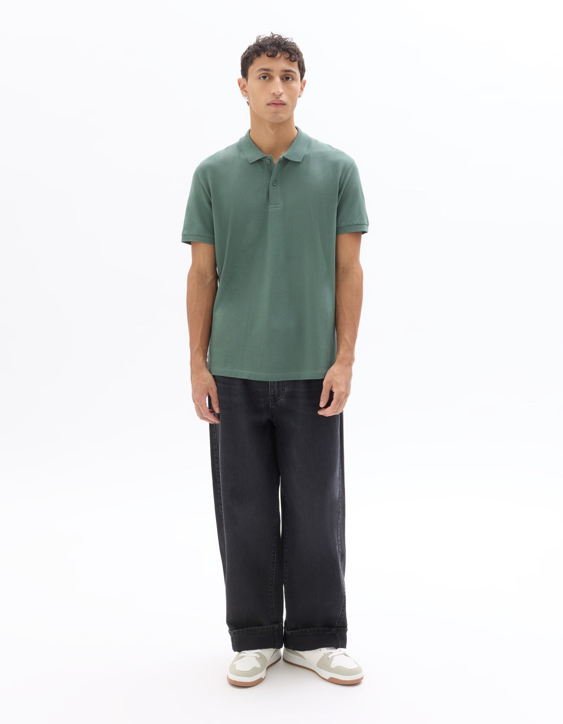 Regular Fit 100% Cotton pique Polo Celio