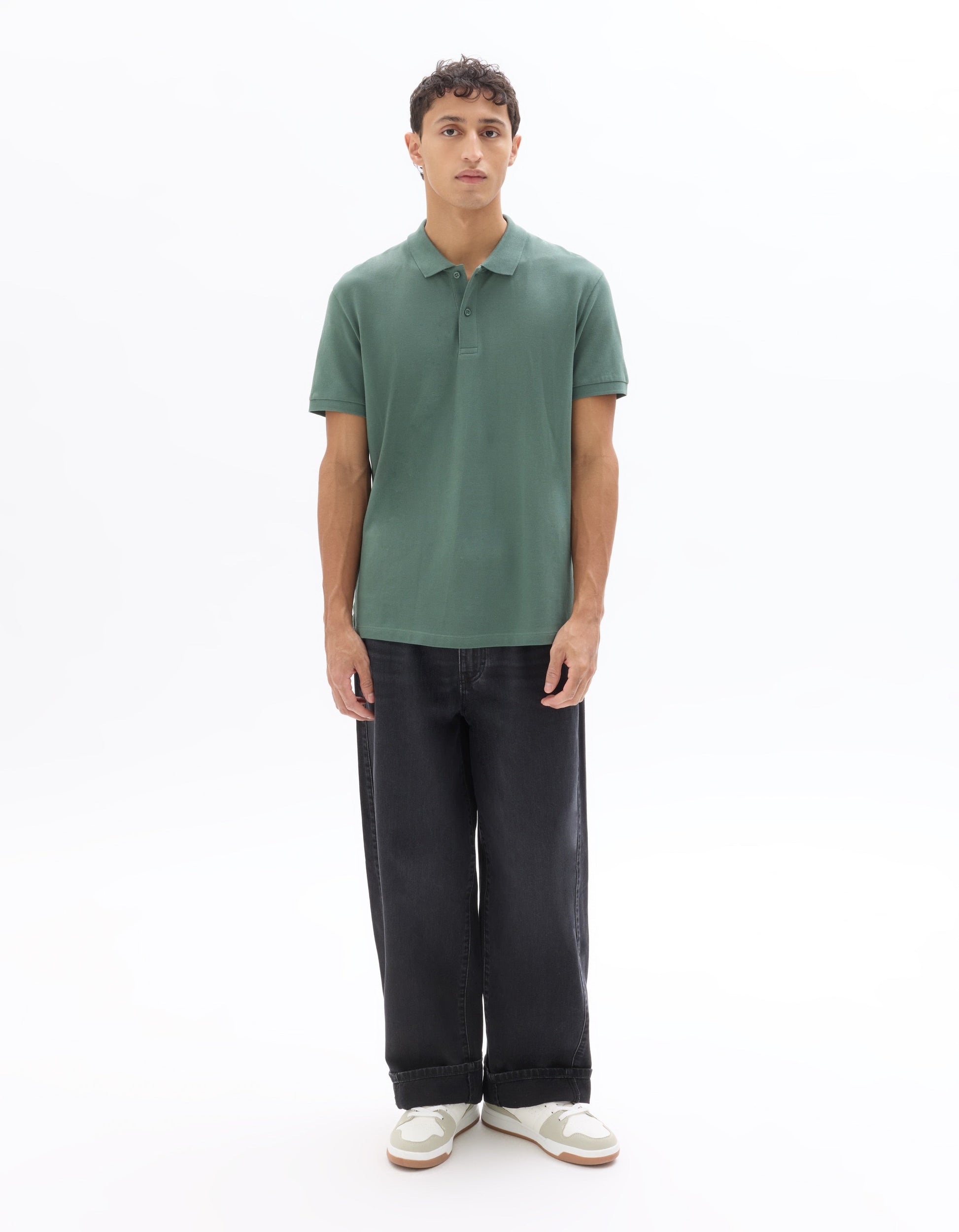 Regular Fit 100% Cotton pique Polo Celio