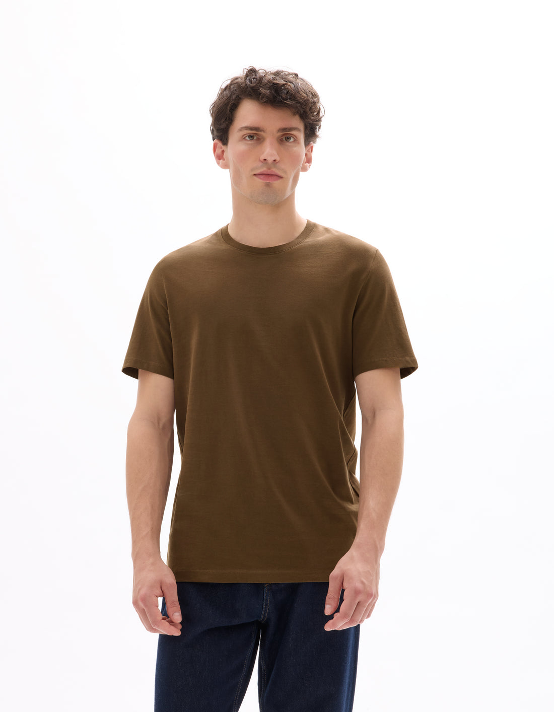 Cafe Au Lait Short Sleeves Tshirt - Celio Lebanon