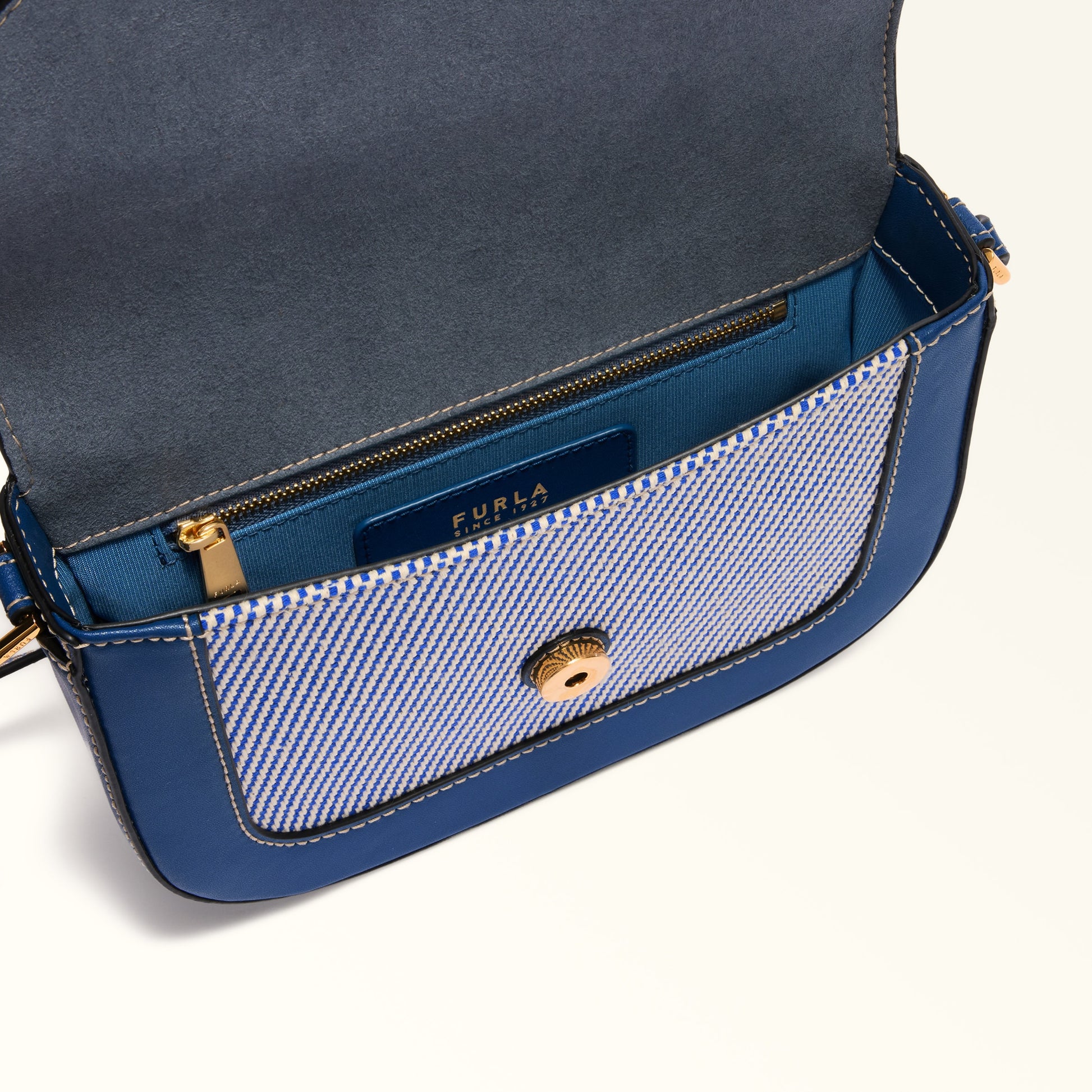 Furla Moonlight S Crossbody Round in Blue - Bags 