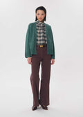 Jerome jeans in brown cotton by Tara Jarmon