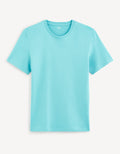 TEBASE LIGHT BLUE SS TSHIRT - Celio lebanon