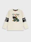 Children's Offwhite Blouse For Boy