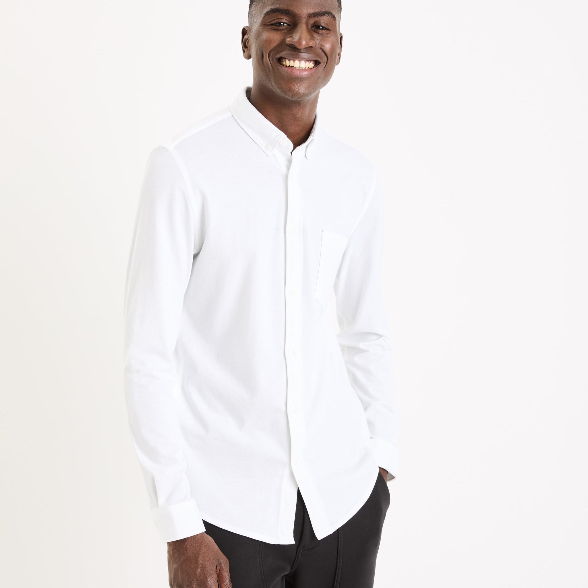 BAPIK WHITE LS SHIRT - Celio lebanon
