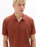 Red Short Sleeves Polo for Men