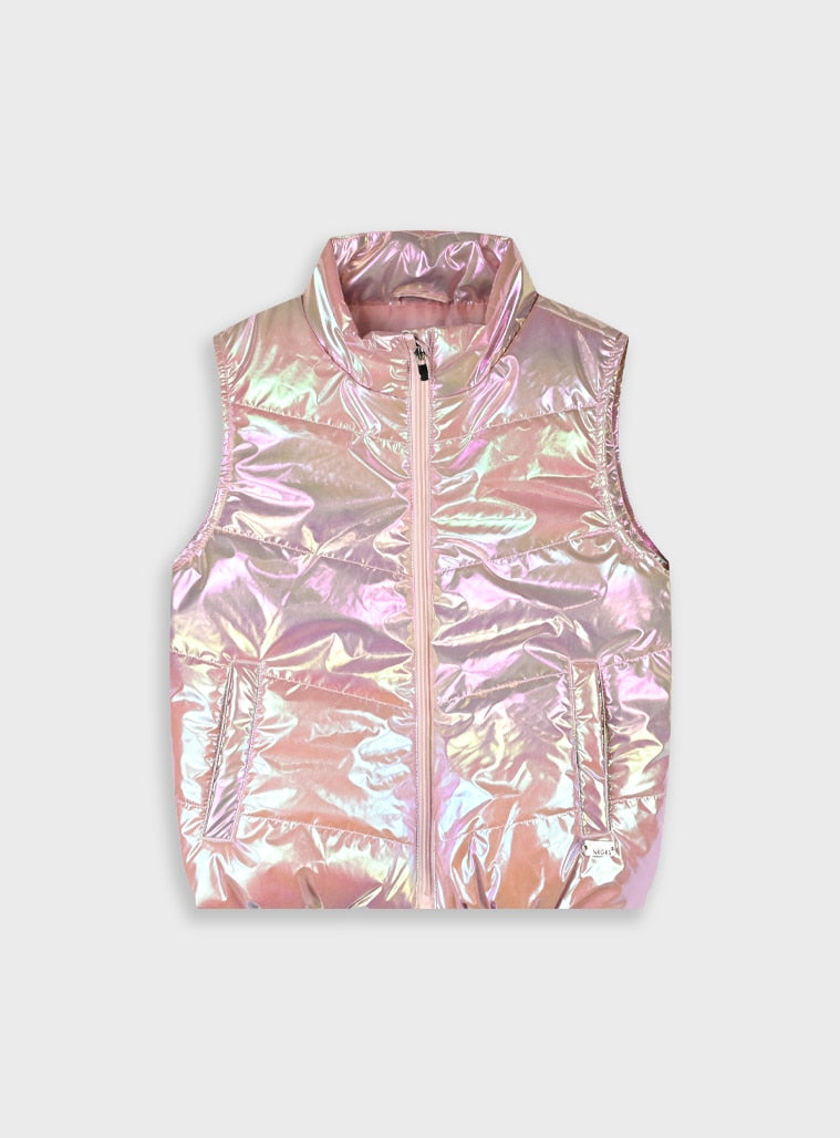 Pink Jacket Sleevless for Girls