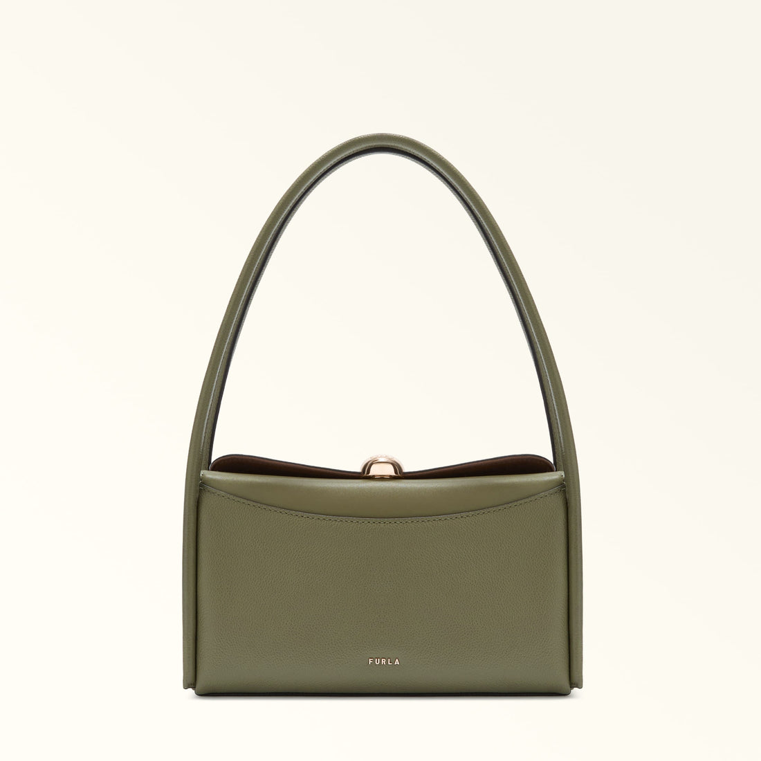 Furla Nicole M Boston  Bag In Leather