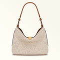 Shoulder Bag F5S-Furla Sfera Soft Naturale+Cognac H
