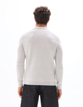 Grey Mel Crew Neck Jumper - Celio Lebanon