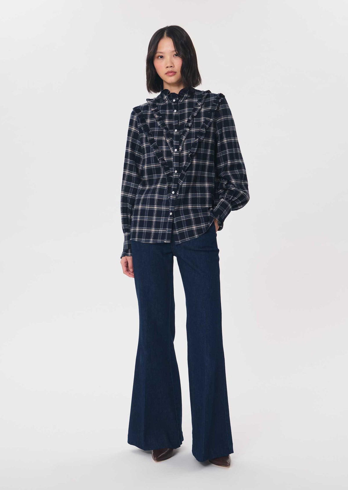 Christina shirt in navy by Tara Jarmon