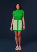 Julianna green double canvas skirt by Tara Jarmon Lebanon