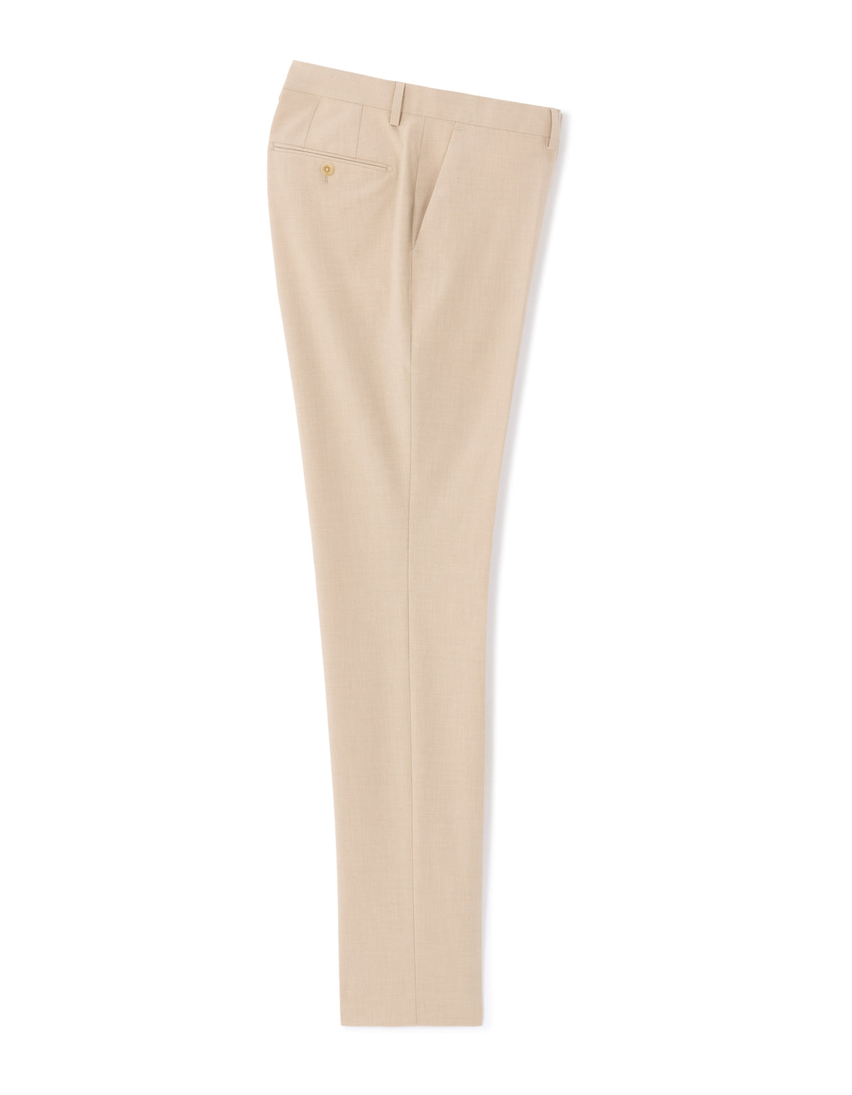 Celio Beige Slim Fit Bi-Stretch Suit Pants - Beige