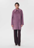 Marie coat in purple wool by Tara Jarmon
