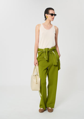 tank top in ecru cotton