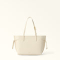 Furla Ava M Tote W/Zip in White - Bags 