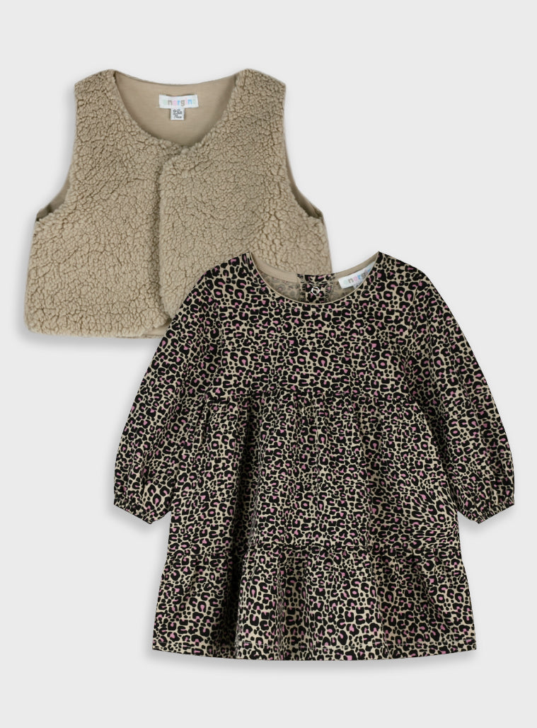Girl Infant' Set - All Over Print