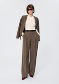 Parigi  taupe pants for women