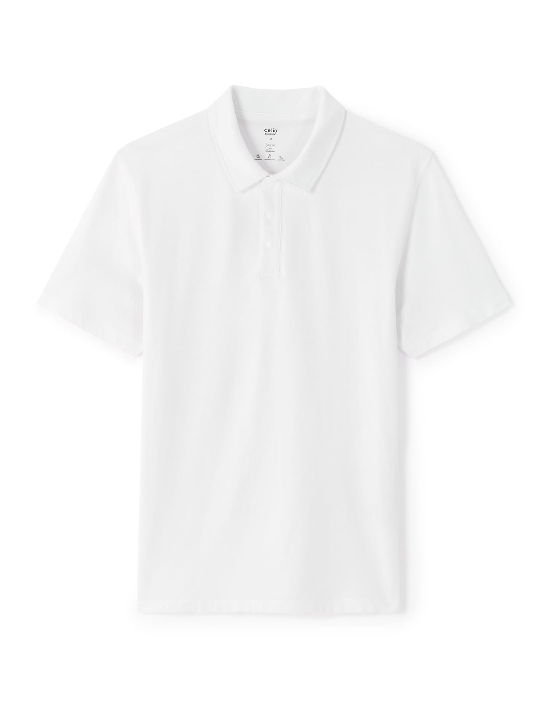 optical white Short sleeves Polo