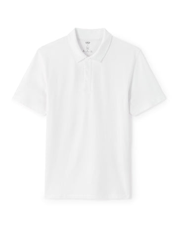 optical white Short sleeves Polo