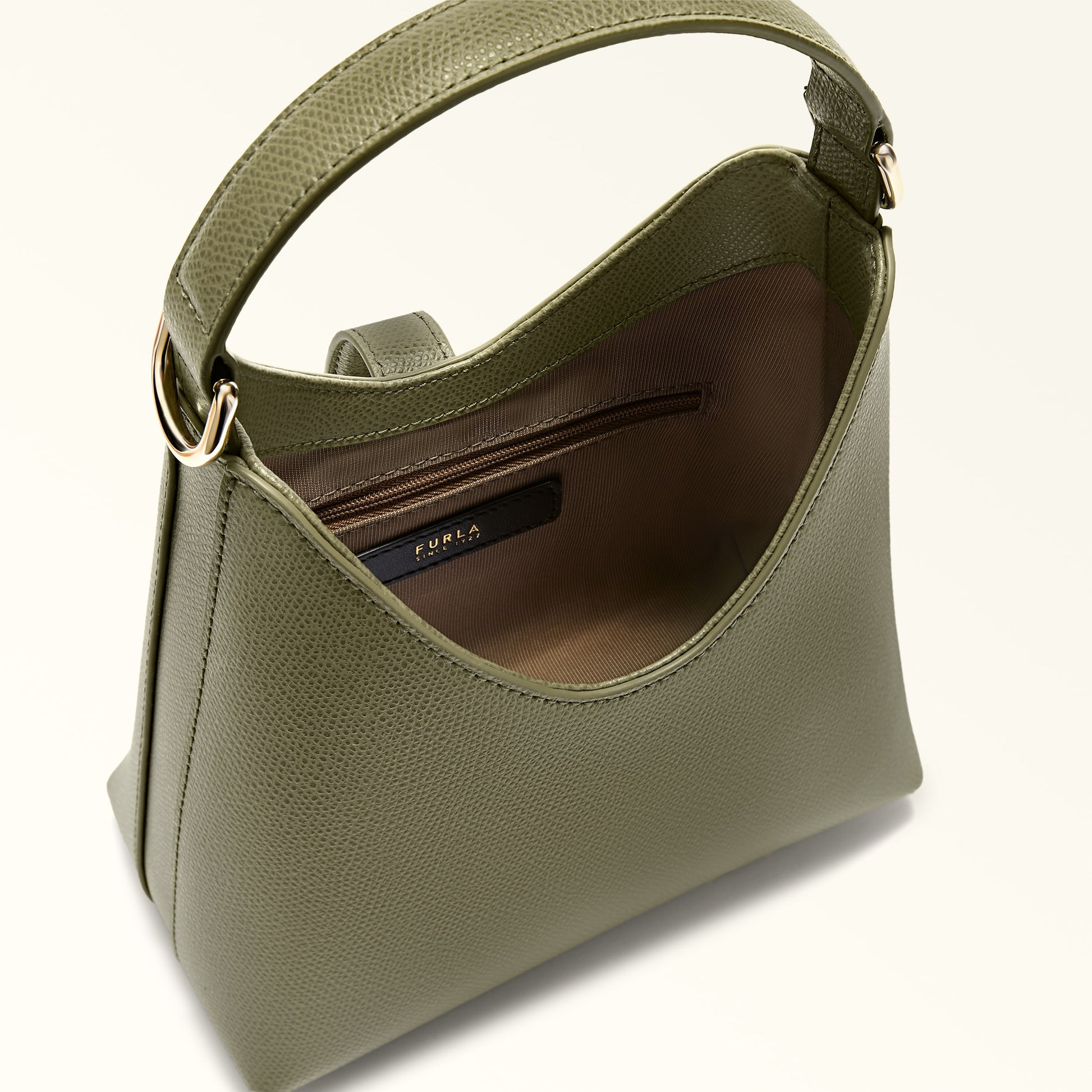 Furla Iride M Hobo Bag In Leather
