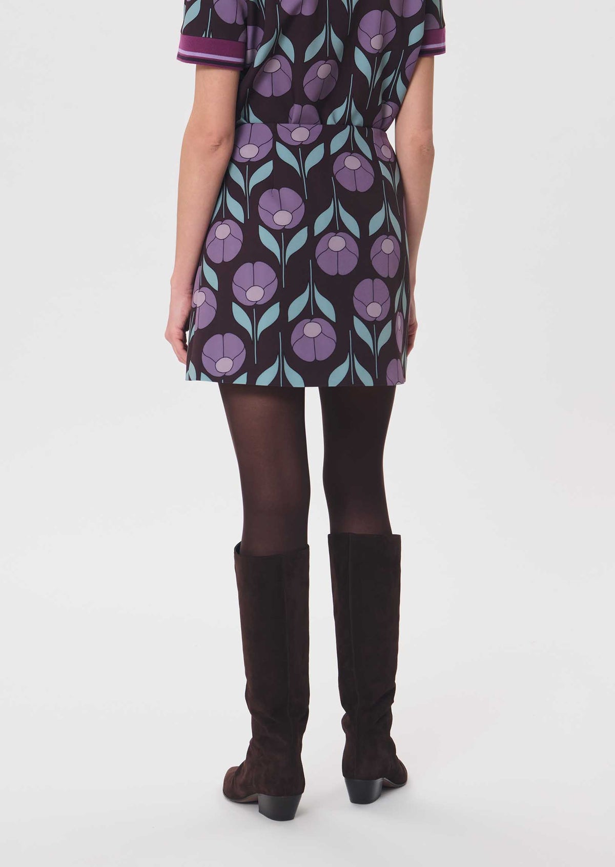 Jelena skirt in purple by Tara Jarmon