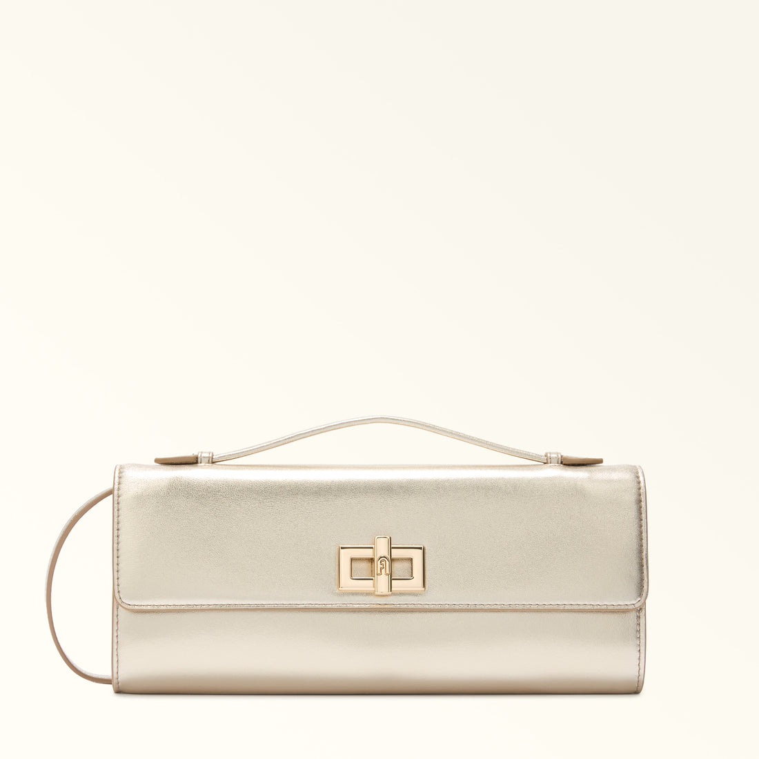 Furla Clara Crossbody Clutch in Gold - Bags 