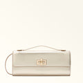 Furla Clara Crossbody Clutch in Gold - Bags 