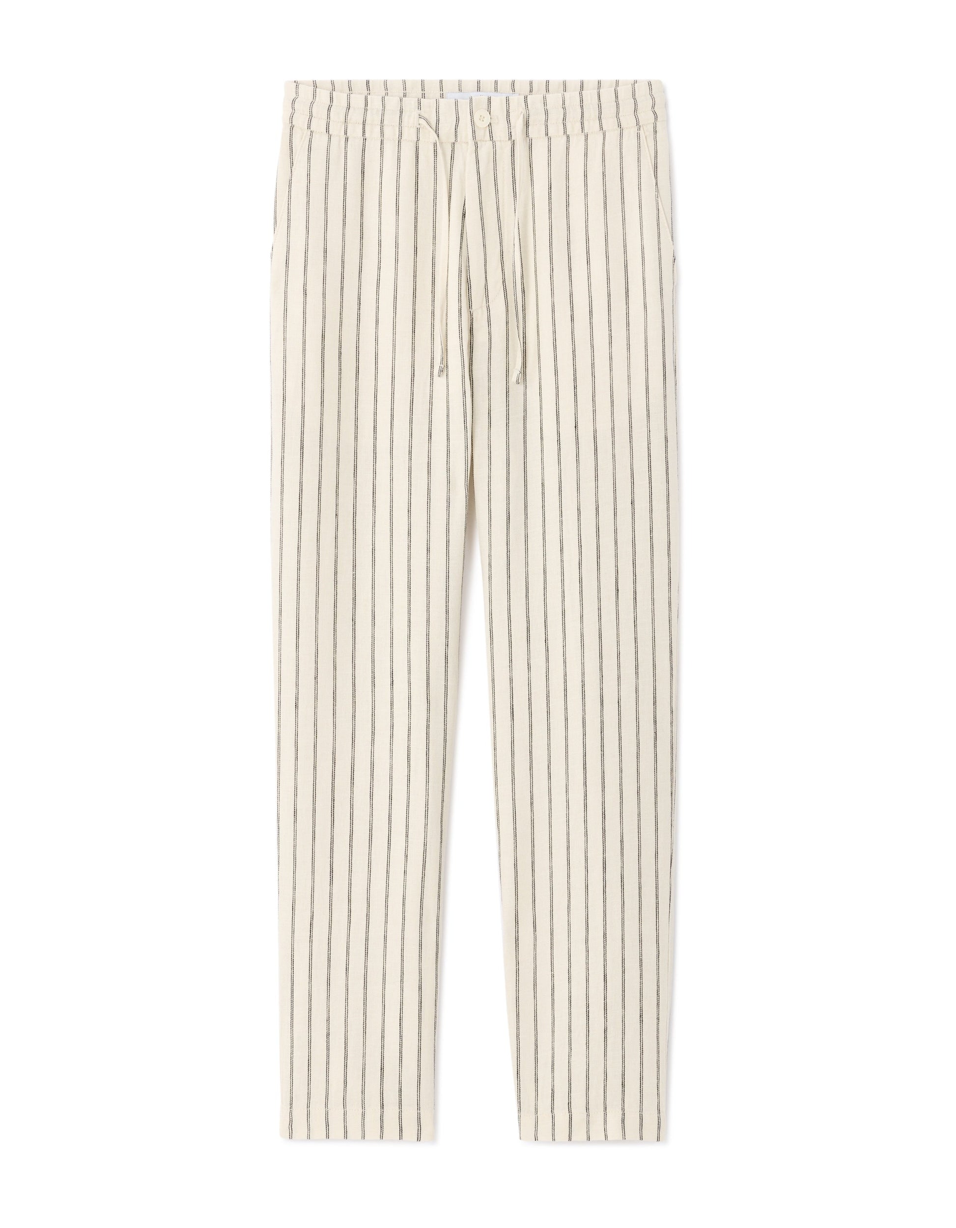 Striped 100% Linen Pants Celio
