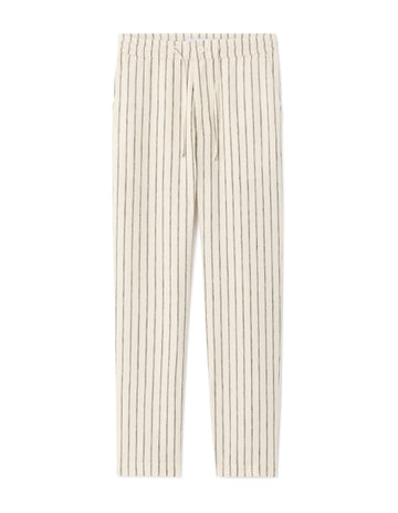 Striped 100% Linen Pants Celio