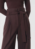 Pia trousers in brown by Tara Jarmon