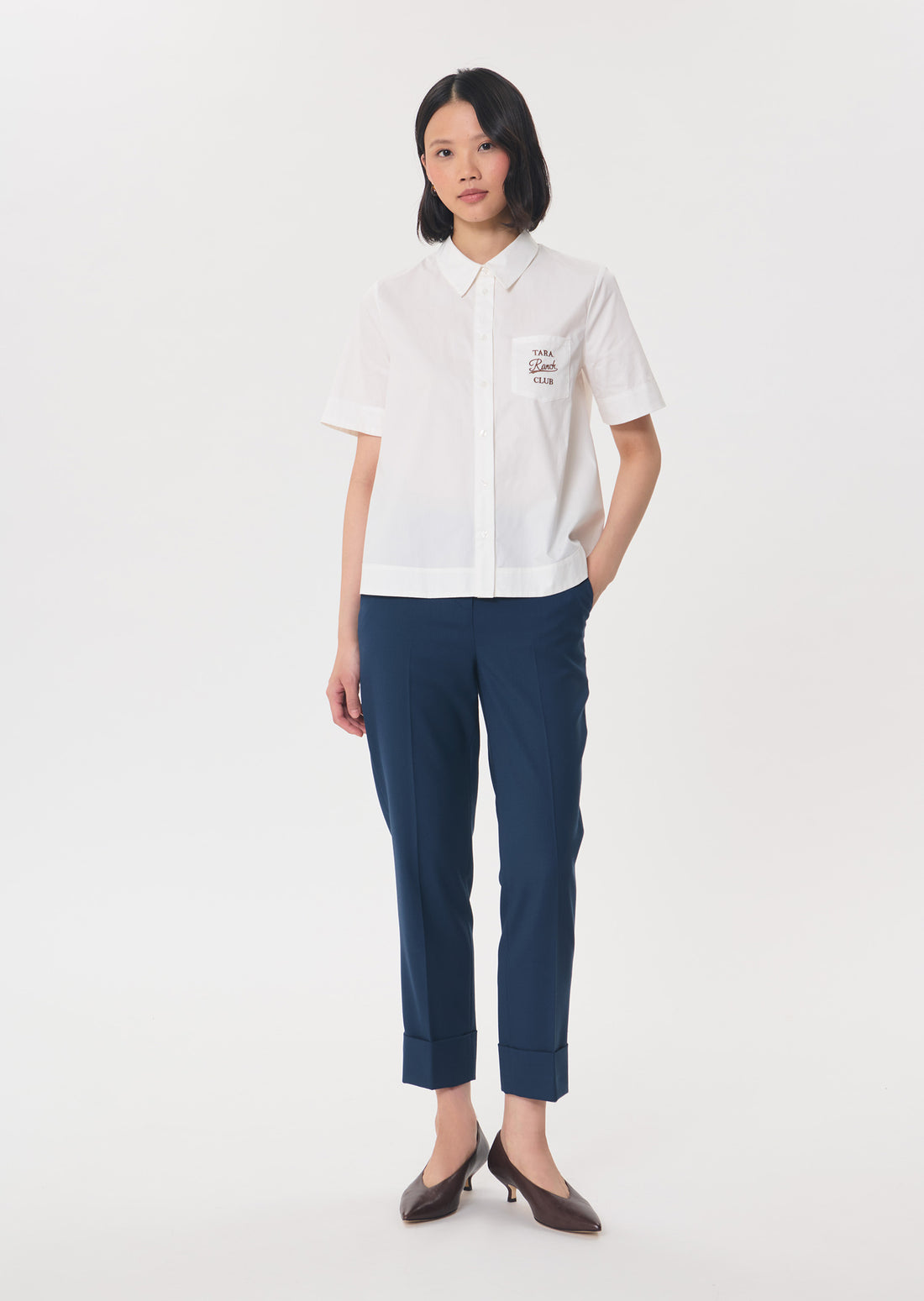 Camilo shirt in white cotton by Tara Jarmon