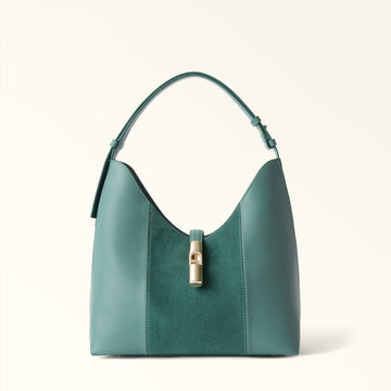 Furla Goccia M Hobo in Green - Bags 