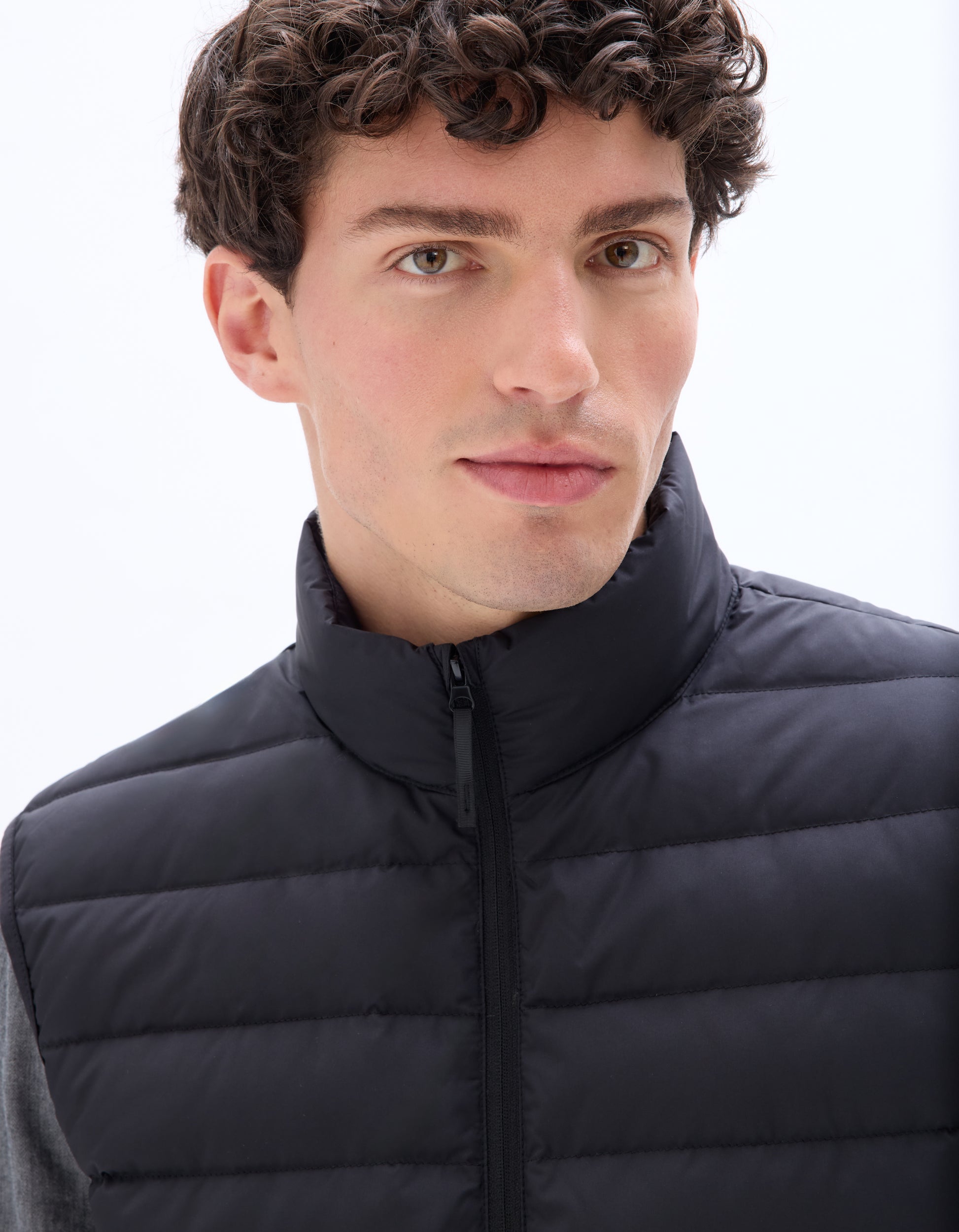 Black Puffy Jacket - Celio Lebanon